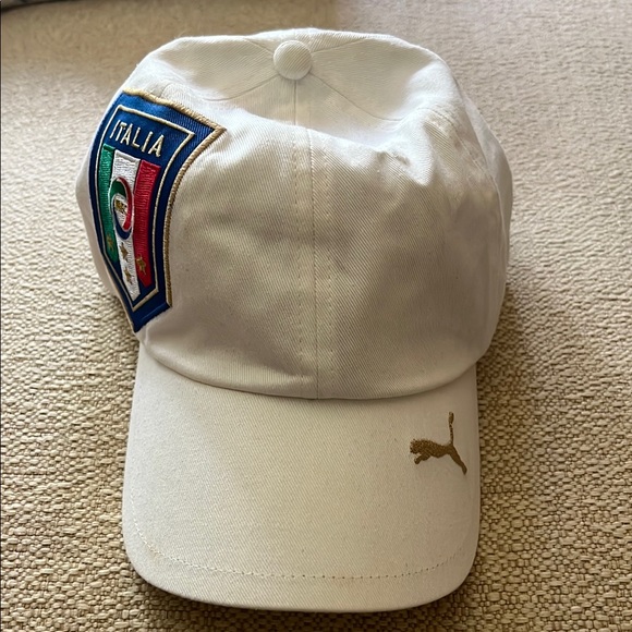 Puma White Italia Cap - Picture 1 of 9